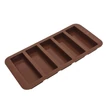 Szilikon téglalap forma csokoládé, fondant, müzliszelet készítéséhez