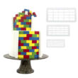 Geometrikus kiszúró szett - lego (3 db-os)