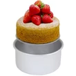 Kivehető aljú kerek tortaforma - 25 cm x 7,5 cm magas