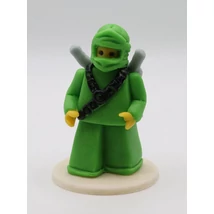 ninja-zold-marcipan-figura