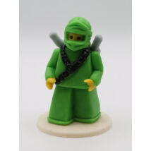 ninja-zold-marcipan-figura