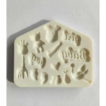 Babaváró Szilikon Fondant Forma