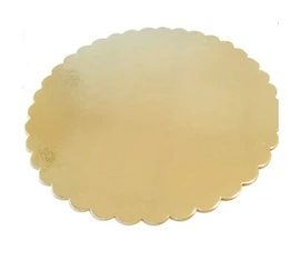 Arany tortakarton, tortaalátét