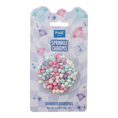 Cukordekoráció – gyémánt Sprinkle Charms