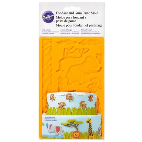 szilikon-fondant-mintazo-dzsungel