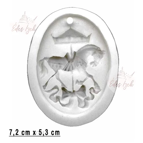 szilikon-fondant-mintazo-lovas-korhinta