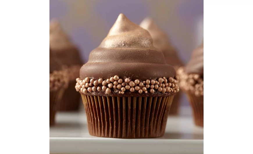 Bronz cupcake