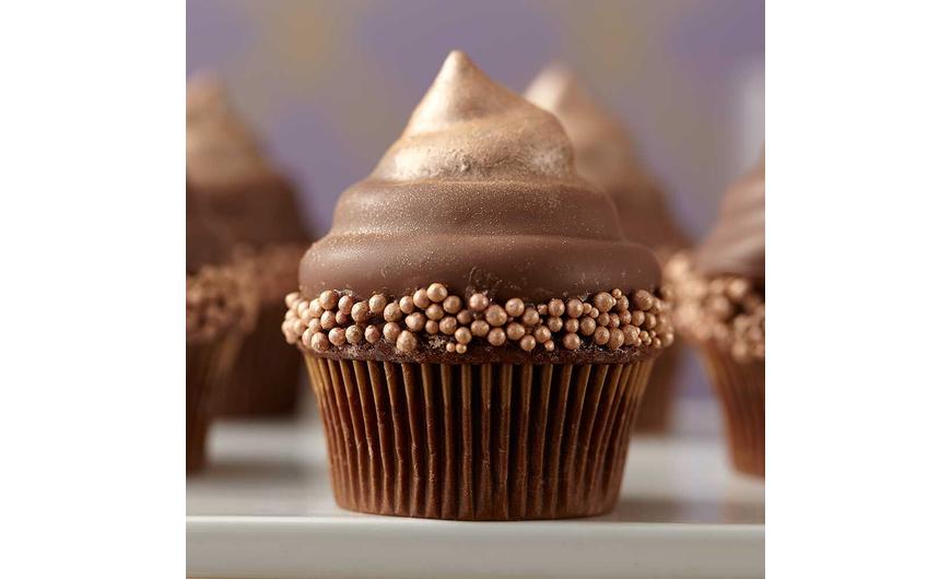 Bronz cupcake