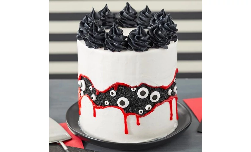 Törésvonal halloween torta
