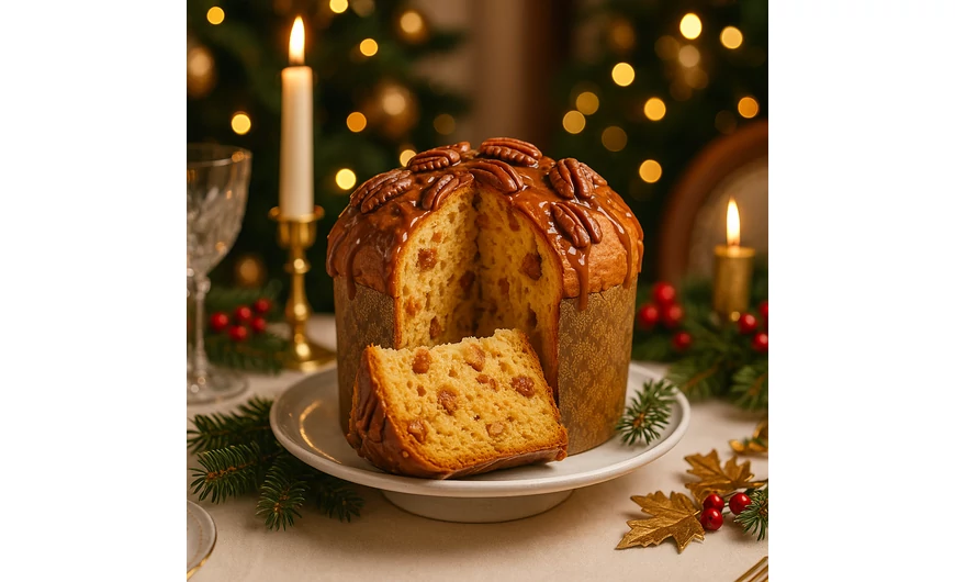 Sütőtök-fűszeres – pekándiós – juharszirupos panettone