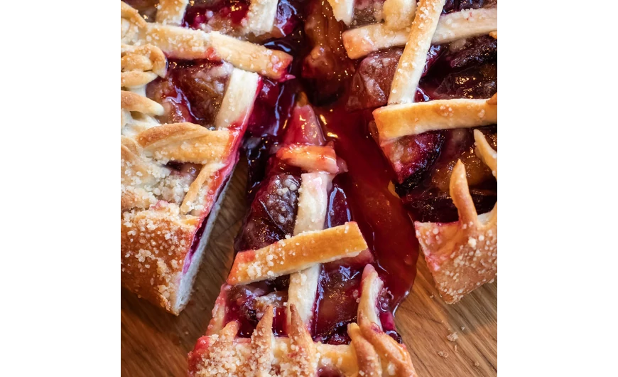 Fahéjas szilvás pite