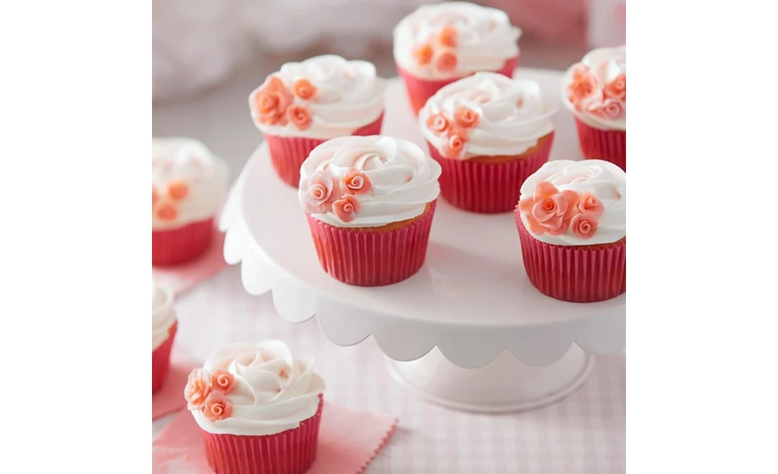Mini rózsás cupcake