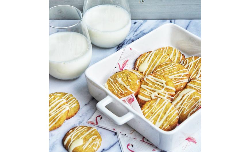 Fehér csokoládés, kesudiós keksz recept