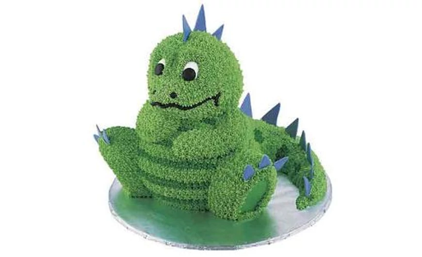 Dinó torta készítése