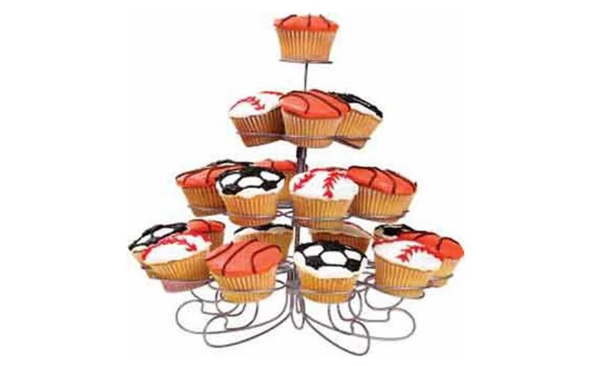 Sportlabdás cupcake-k