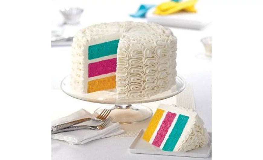 Szivárvány torta készítése