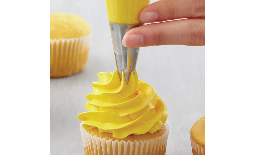 Cupcake díszítése habzsákkal