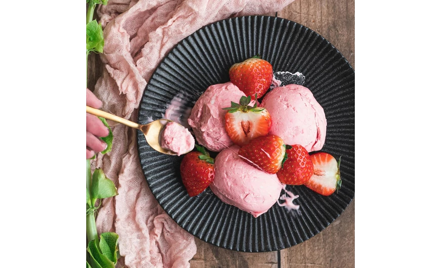 Házi eper fagylalt recept (főzött)