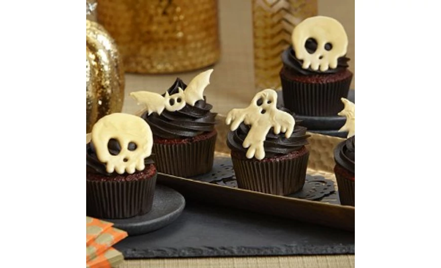 Fehércsokis halloween kísértetek
