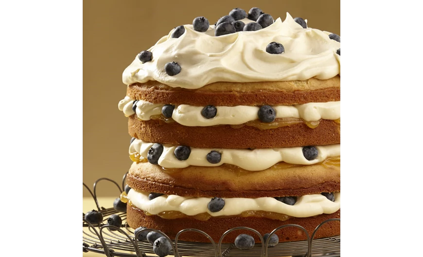 Citromos áfonyás torta recept