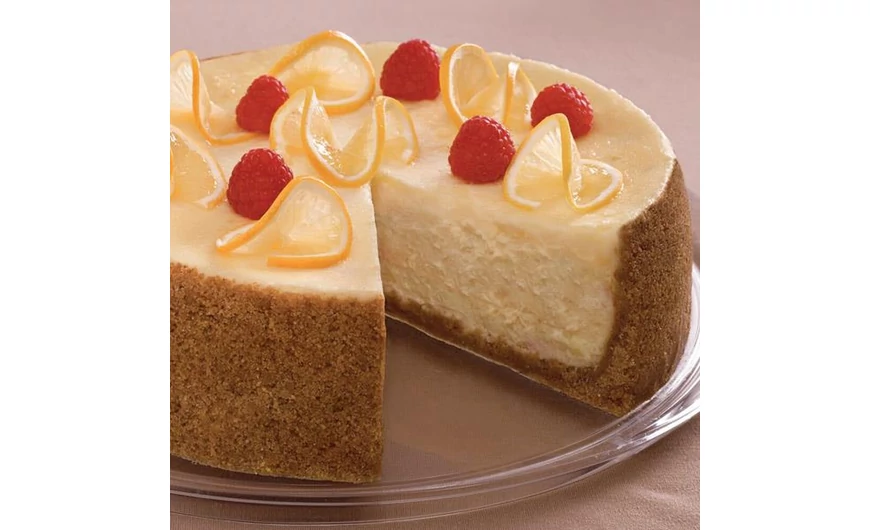 Citromos sajttorta friss málnával recept