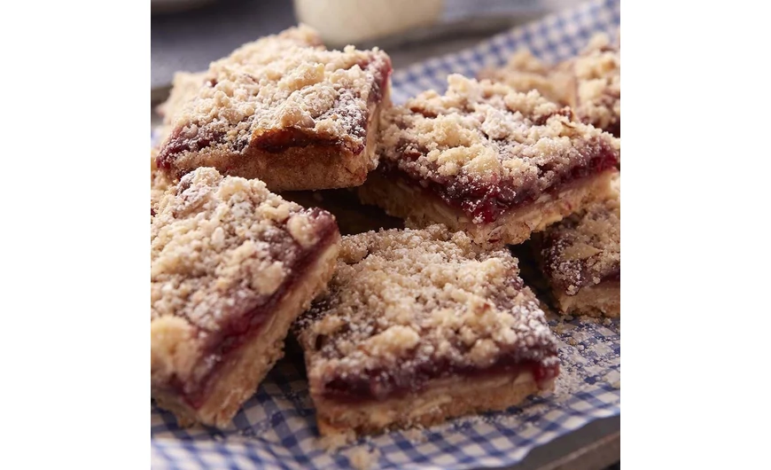 Málnás, morzsás süti recept