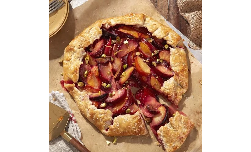 Pisztáciás szilvás galette