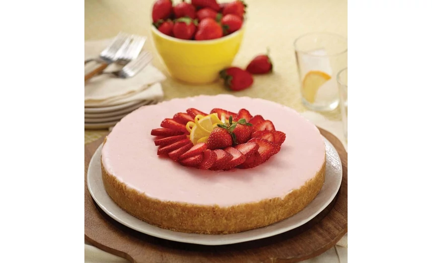 Sütés nélküli epres sajttorta recept