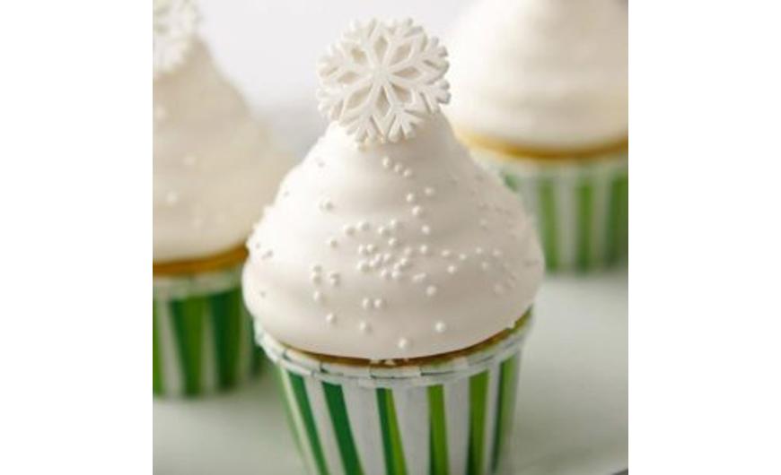 Karácsonyi fehércsokis muffin recept