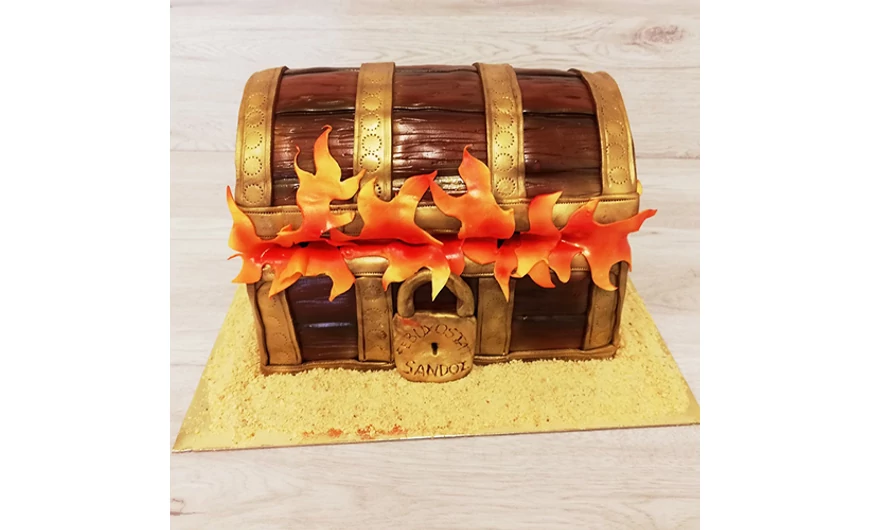 Kincsesláda formatorta