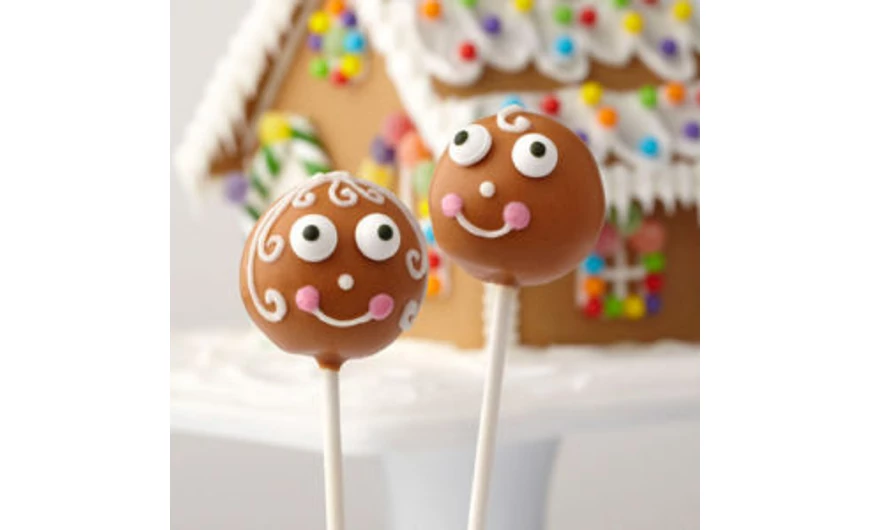 Mézeskalács cake pop, sütigolyó