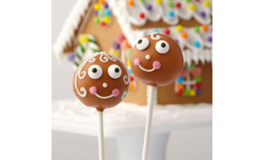 Mézeskalács cake pop, sütigolyó