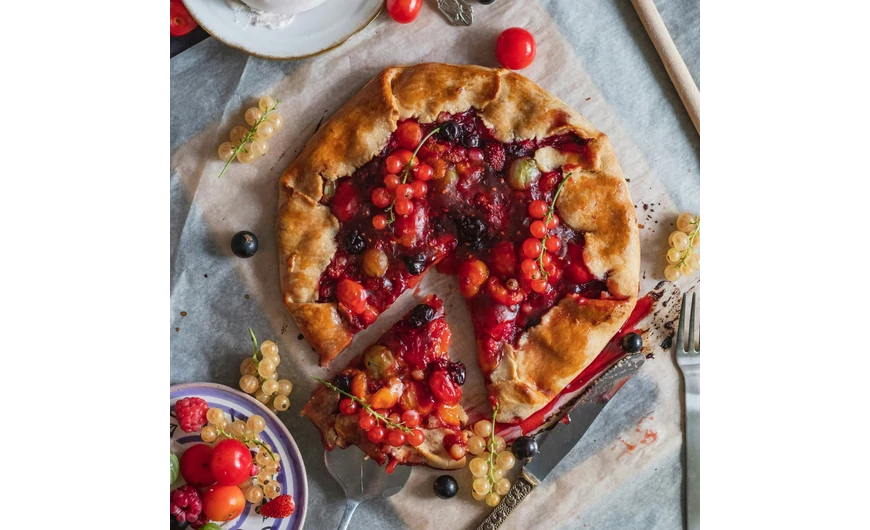 Gyors erdei gyümölcsös pite recept