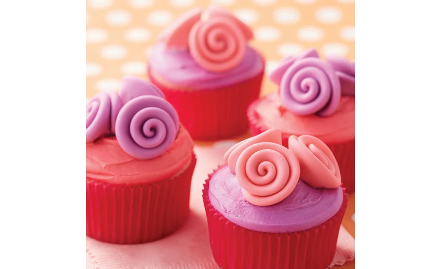 Fondant szalag rózsa készítése