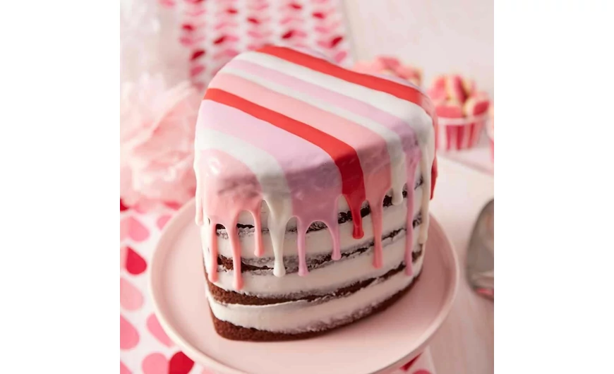 Réteges valentin napi torta