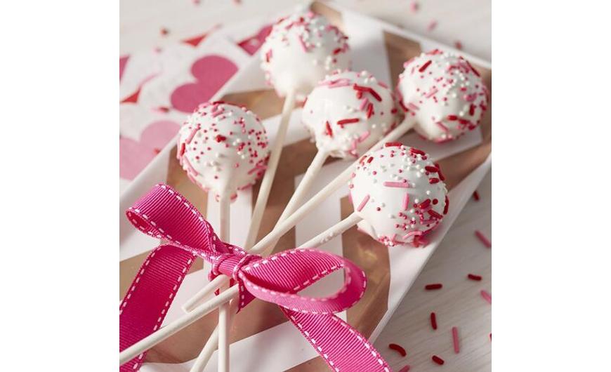 Valentin napi cake pop